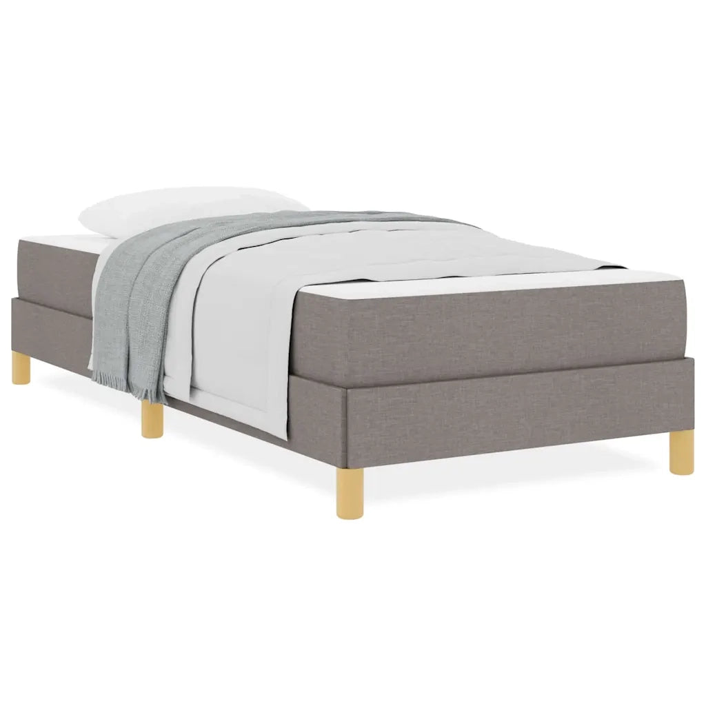 vidaXL Letto a molle Tortora e Marrone 80 x 200 cm