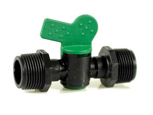 raccordo per ala gocciolante valvola filetto maschio/maschio  mis. 1/2x1/2 cod:ferx.vit41831