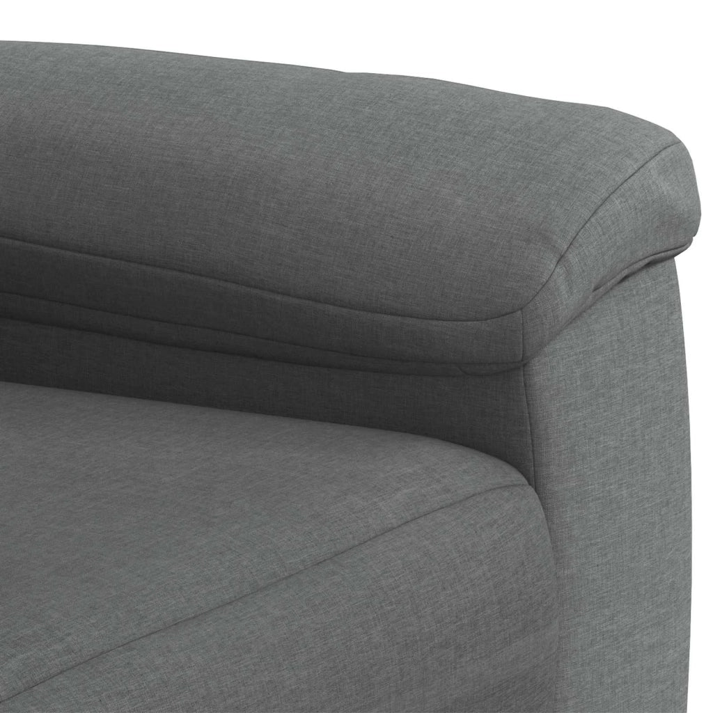 Set di divani 2 pcs Grigio Scuro Tessuto 3430598