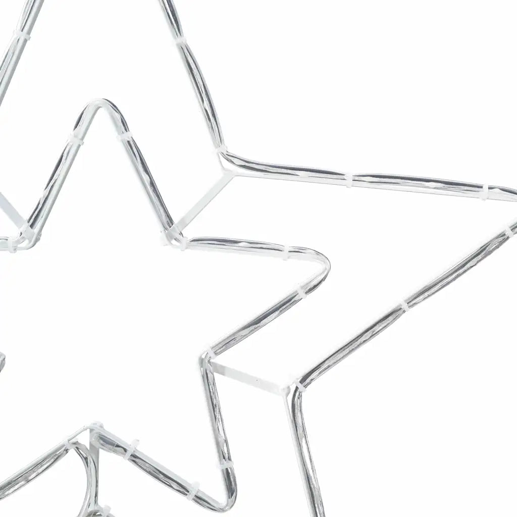 Stella di Natale Bianco Freddo 51,5 x 50 x 0,65 cm Ferro 42018959