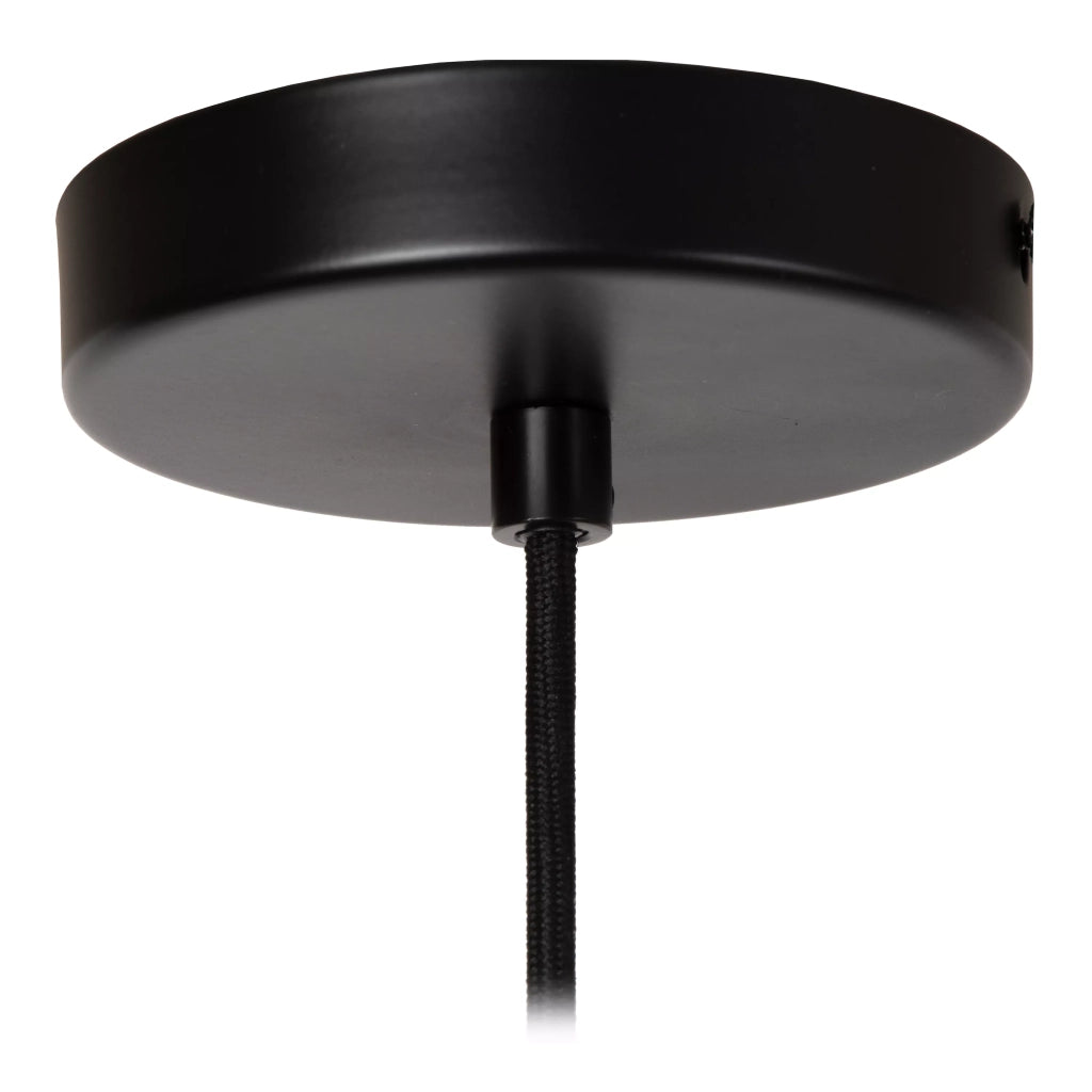 Lampada a sospensione sfera vetro ambra MONSARAZ E27 40W Lucide