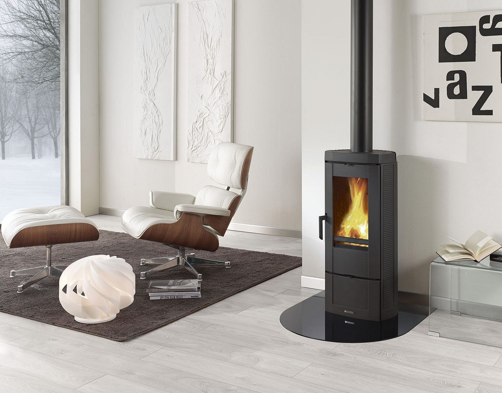 stufa a legna candy antracite cod:ferx.8287