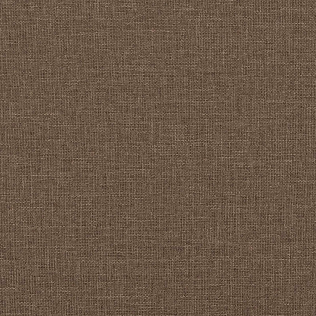 Divano 2 pcs Marrone Tessuto misto lino 3324714