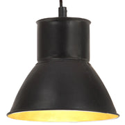 Lampada a Sospensione 25 W Nera Rotonda 17 cm E27 cod mxl 61719