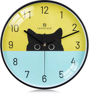 Orologio da Parete Silenzioso Kat Zwart, Orologio da Parete Moderno Colorato, Orologio da Cucina Silenzioso per Sala, Camera da Bambini 30 cm