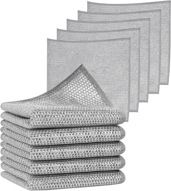 Asciugamani per piatti - Asciugamani per pulizia - Asciugamani in cotone - 30x30cm - 10 pezzi