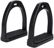 Set a doppio di staffe da sella con alta resistenza antiscivolo in plastica - maniglia di sicurezza - materiale di alta qualità - peso 345-555g - staffe da sella