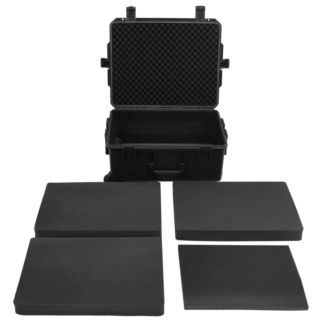 Valigetta da Volo Portatile Nera 62,5x50x28,5 cm in PP CFW4325418