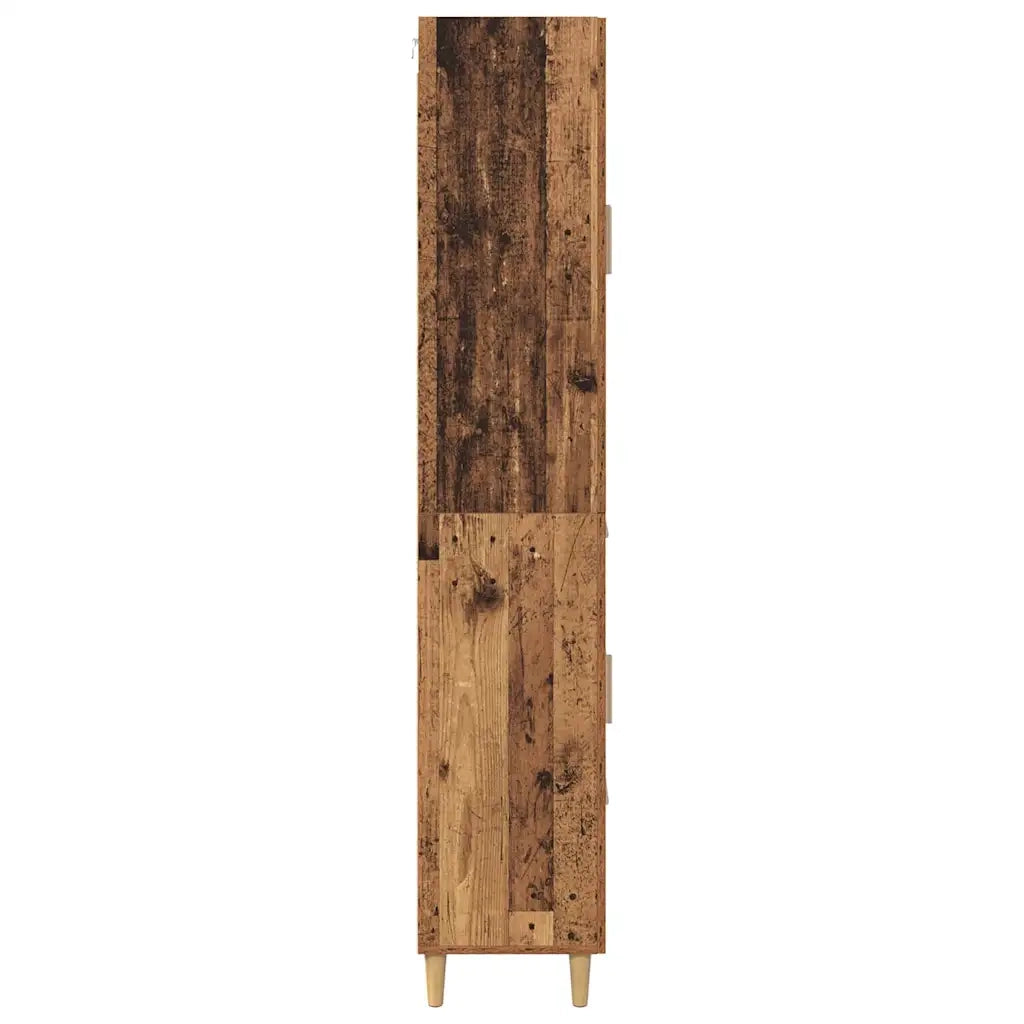 Credenza-Buffet-Armadio da cucina Legno vecchio 69,5 x 34 x 180 cm Legno multistrato 823964