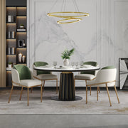 Sedia da pranzo 55x55x85 cm con design minimalista; piedini regolabili; in metallo e legno beige