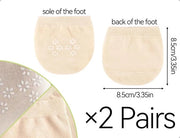 Sokkettes Invisibili per Donna - Antiscivolo - Estivo - 2 Paia - Pelle Naturale e Discreto