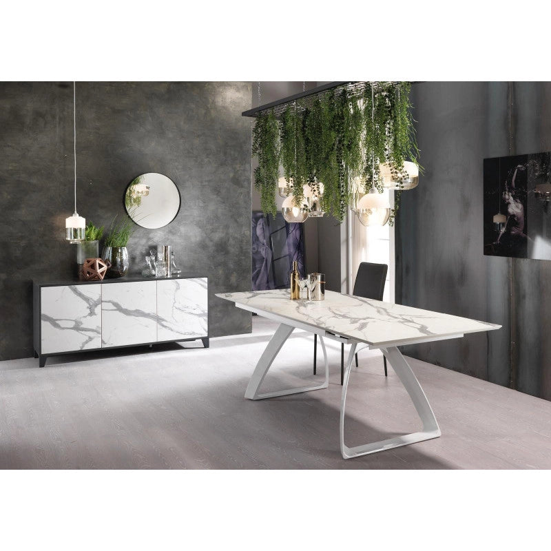 Tavolo Allungabile 170/270 x 90 cm Barret 90cm X 170/270cm H 76cm Stones