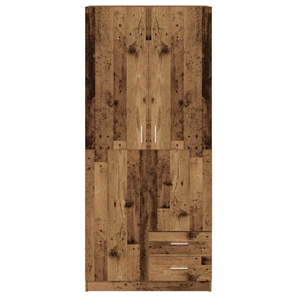 Armadio Legno Antico 80x52x180 cm in Truciolato 855886
