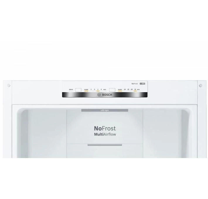 Bosch Serie 4 KGN39VWEQ Frigorifero combinato da libera installazione 203 x 60 cm Bianco Classe E