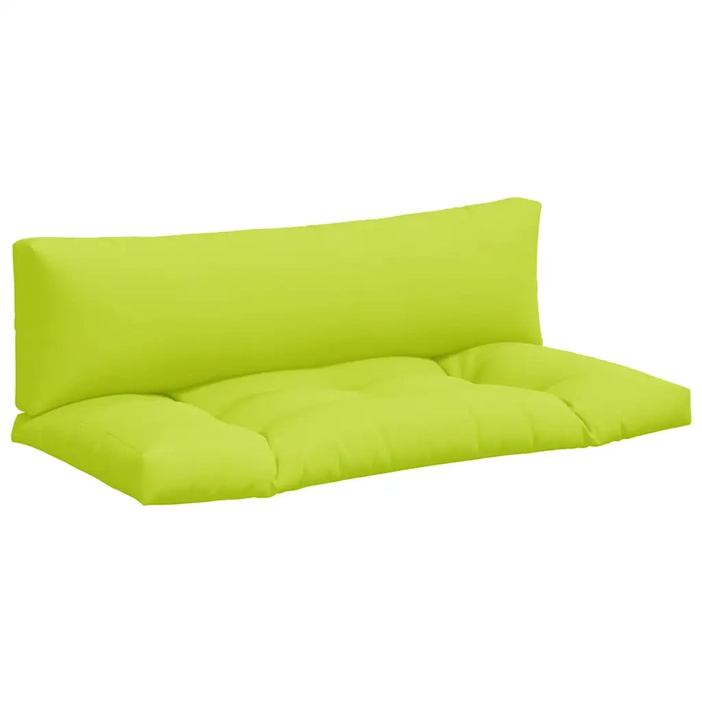 Cuscini per Divani in Pallet 2 pz | Cuscini per sedie Verde Intenso in Tessuto
