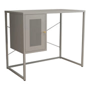 Scrivania/postazione di lavoro in acciaio 75 x 100 x 50 cm grigio 03_0009068