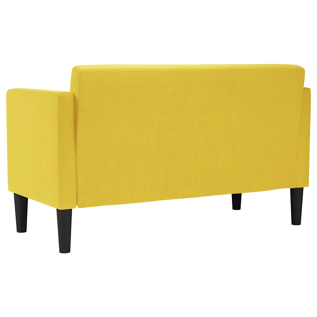 Divano Divanetto-Sofa Giallo 111 cm in Tessuto