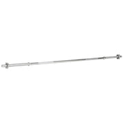Easycomfort Bilanciere da Squat, Stacchi da Terra e Sollevamenti, per Pesi da Ø2.5 cm da 100kg mx, in Acciaio, Ø2.5x170 cm, Argento
