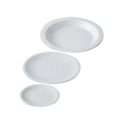 Piatto Frutta Melamina Bianco Ottico cm 19