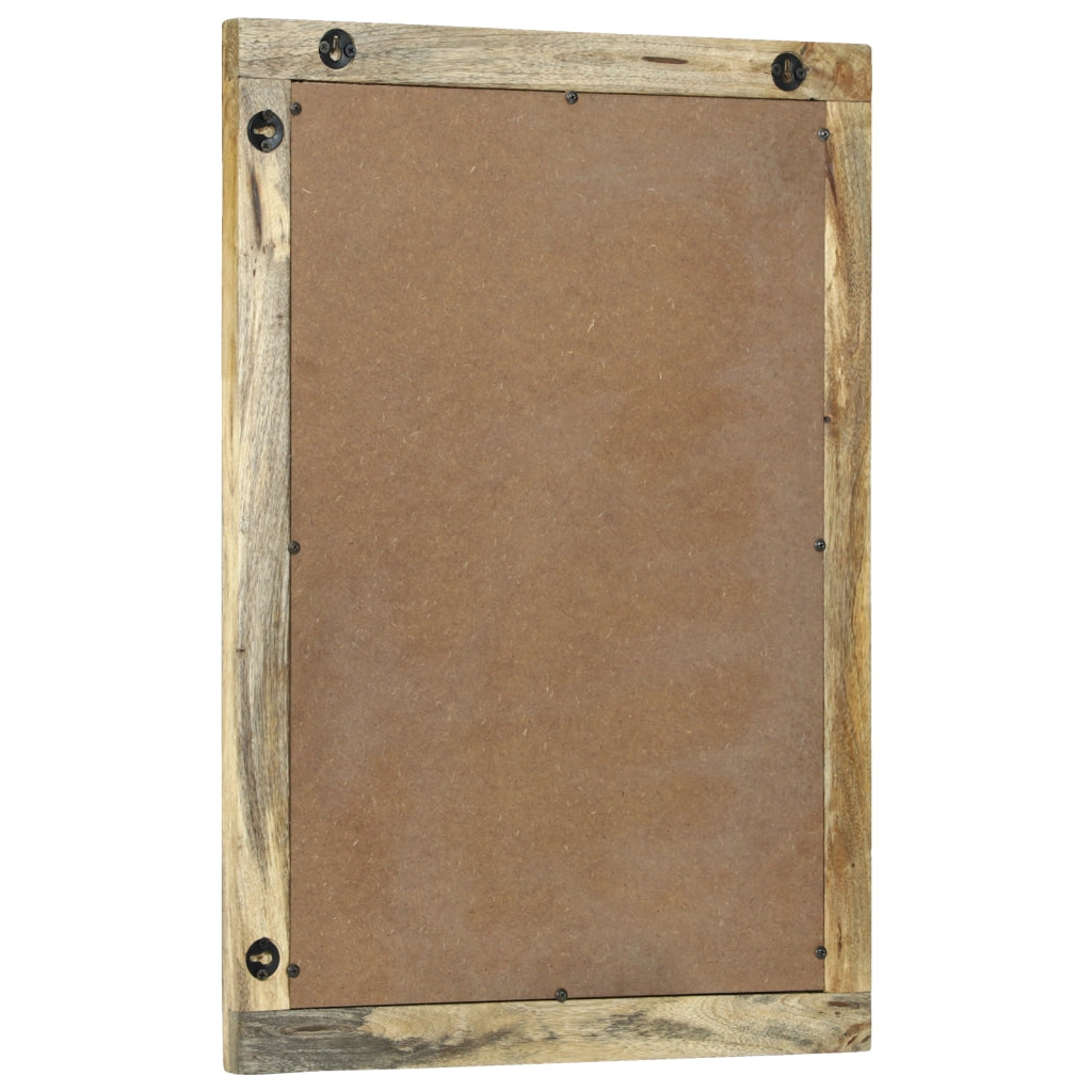 Specchio da bagno 50x70x30 cm Legno massello mango