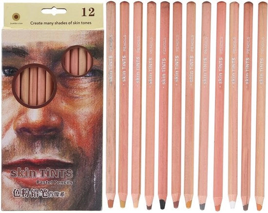 Pastello professionale per disegno - Non tossico - Duraturo - Facile da affilare - Ideale per adulti - Pastello per disegno