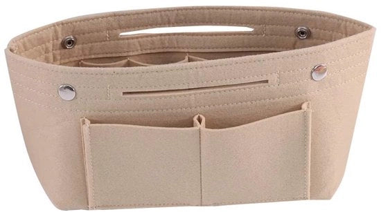 Borsa Organizzatore per Borse da Mano a Mano - Beige - Velluto
