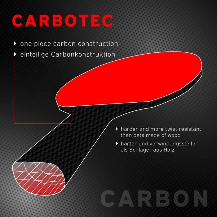 Racchetta da ping pong - SCHILDKRT - CARBOTEC 3000