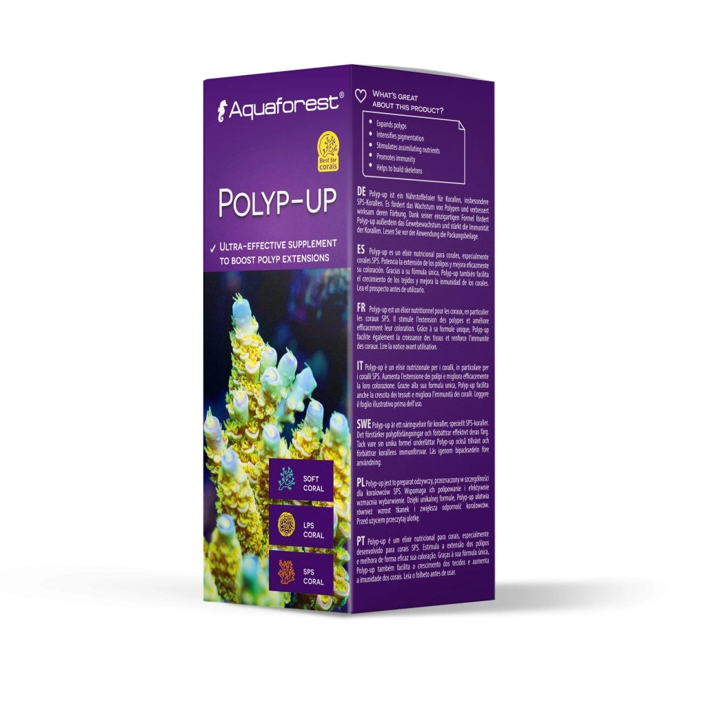 Aquaforest Polyp-Up 50ml - intensifica la colorazione e l'estensione dei polipi