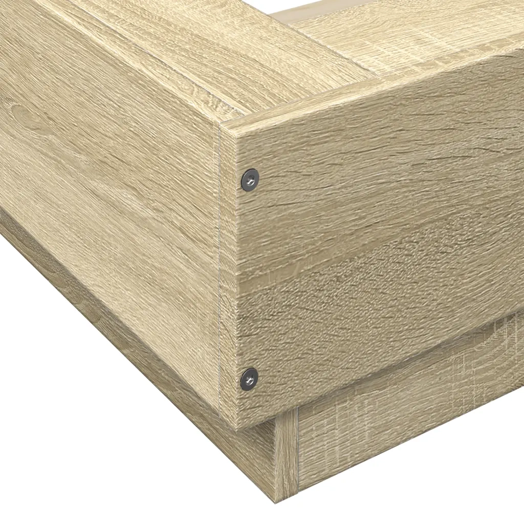 Giroletto Rovere Sonoma 200x200 cm in Legno Multistrato