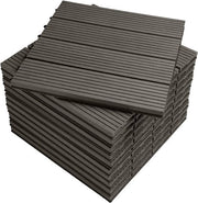Tegoli in legno composto - Copertura esterna - Tegoli a incastro - Duratura, installazione semplice, basso mantenimento - 30 cm x 30 cm x 2 cm