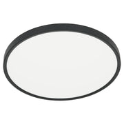 Plafoniera LED Milagro MAQ 40W 3CCT nera 50x50 ultrasottile