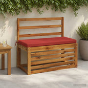 Cuscini per Panchina a 2 Pezzi SOEST 2 pz 100% Poliestere Rosso 948691