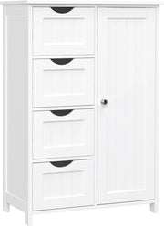 Mobiletto da bagno VALORA con cassettiera bianca LHC41W