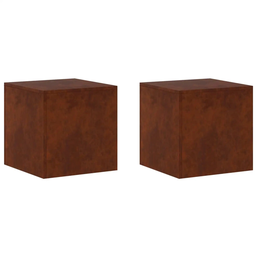 Supporto per piante 2 pcs Ruggine 40 x 40 x 40 cm 8012529