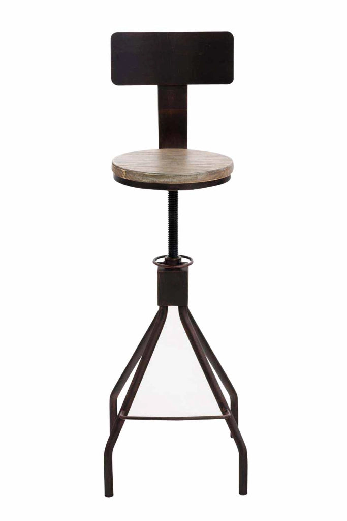 Sgabello Bar Industriale ELKO bronzo