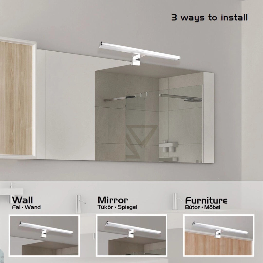 Applique bagno specchio LED 12W cromata Levon 2115 Rabalux