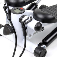 LUXTRI Stepper 41x30x18cm con computer per allenamento Fitness gambe & glutei Ministepper elastici