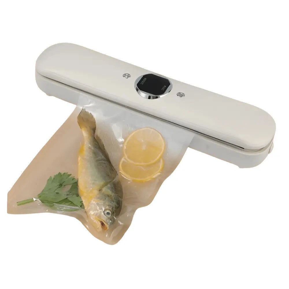 Trade Shop - Macchina Per Sottovuoto Sigillatrice Ermetica Automatica Per Alimenti Q-z300 Con Sacchetti -