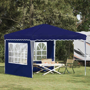 Tenda per feste a pop-up-Gazebo Blu 288 x 288 x 245 cm Tessuto Oxford 679701