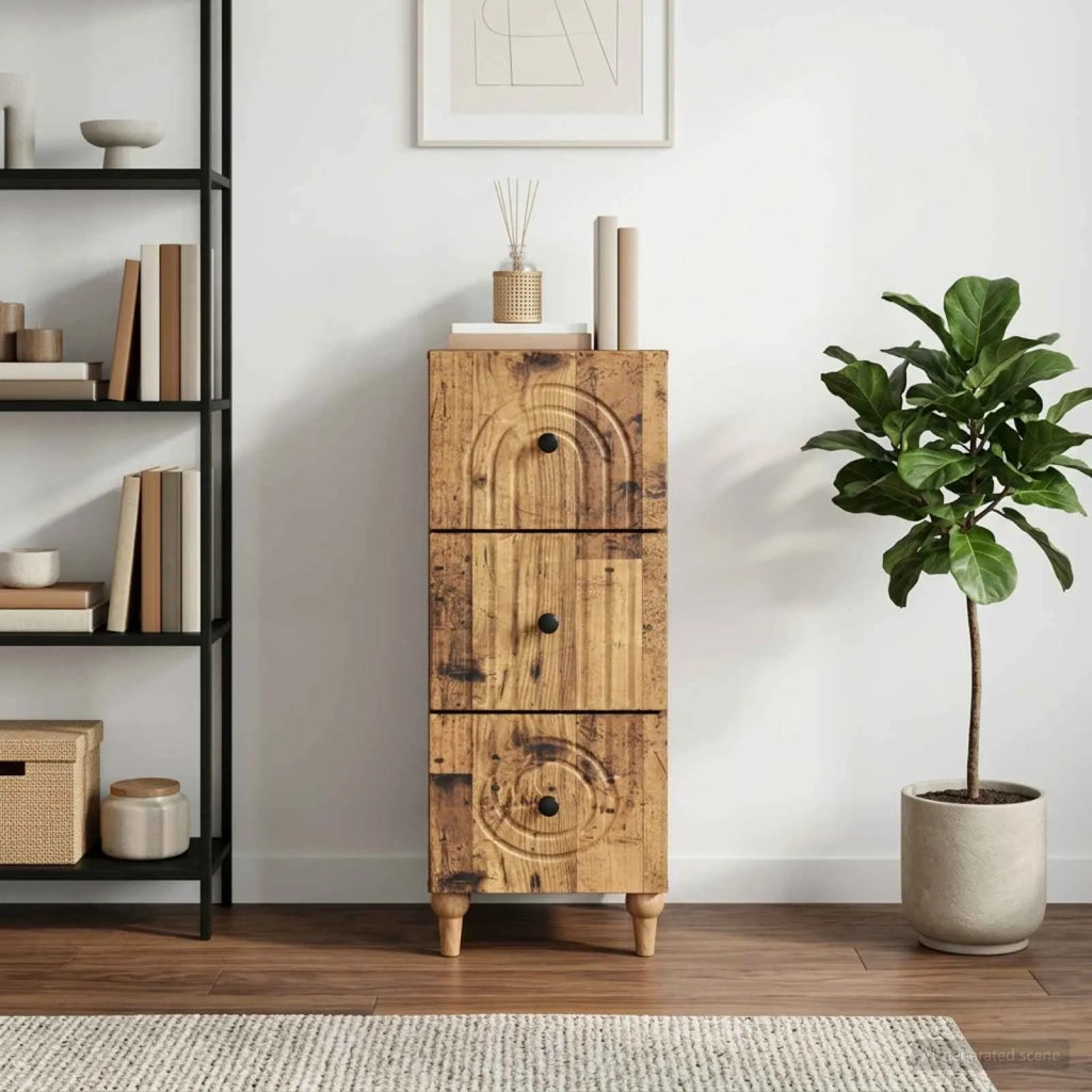 Mobile con Cassetti 33 x 34,5 x 90 cm Legno ingegnerizzato 894163