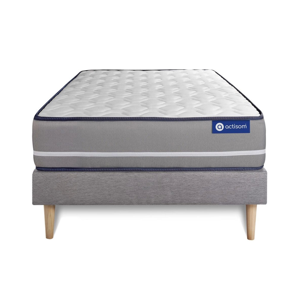 Kit rete e materasso matrimoniale Actilatex pur 80x200cm - Spessore : 20cm - Lattice e memory foam - rigido