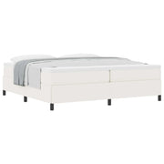 Letto matrimoniale | Letto per adulti | Letto a molle Crema 200 x 200 cm Tessuto in Cords