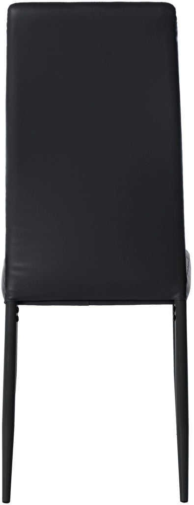 Set di 6 sedie da pranzo Mayfair nero,Finta pelle