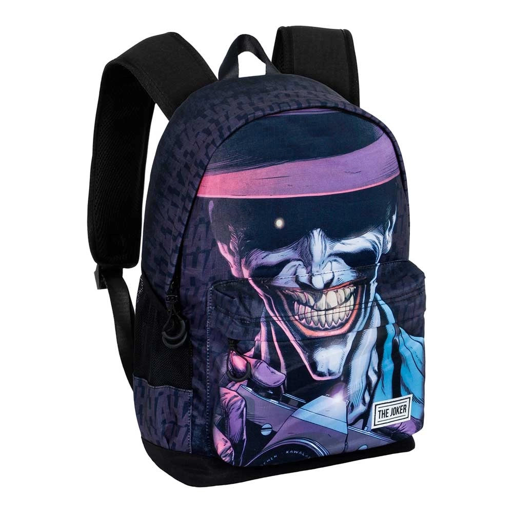 ZAINO  JOKER TEMPO LIBERO SCUOLA  NERO ECO 2.0 JOKER CRAZY - ZENCOCCO
