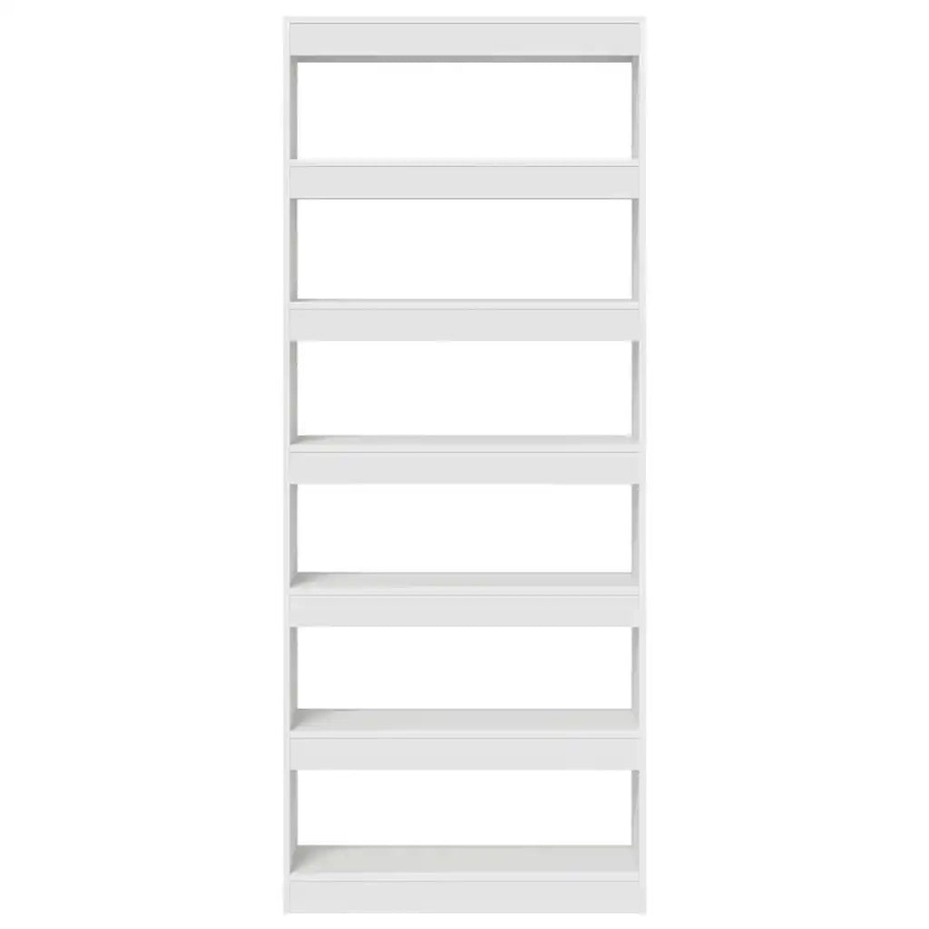 Armadio per Libri Bianco 80 x 30 x 198 cm Legno multistrato 3333916