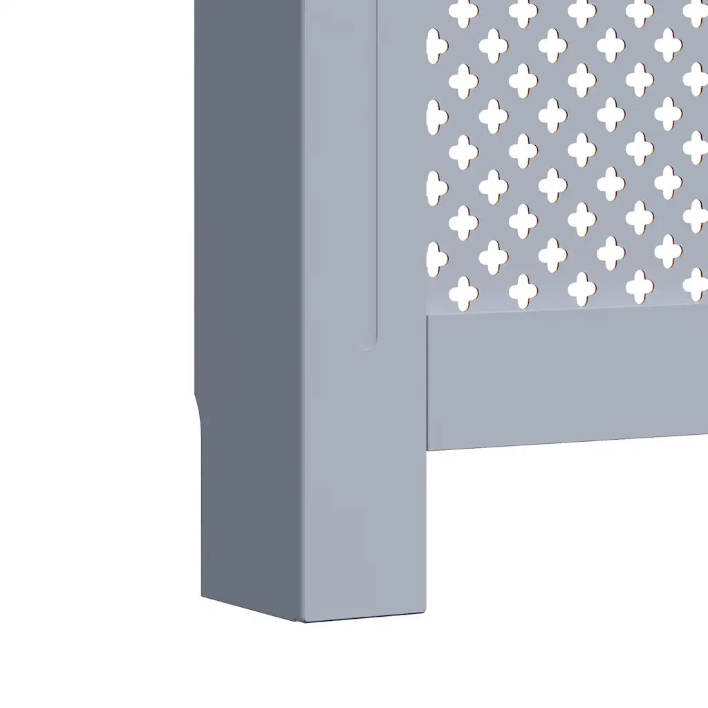 Copertura per Radiatore Antracite 112x19x81 cm in MDF 288191