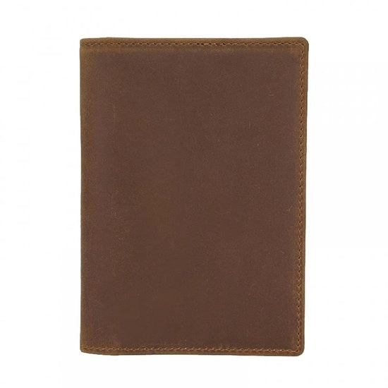 Portafoglio da Viaggio in Pelle - Blocco RFID - 2 Passaporti - 7 Slot per Carte - Leggero e Impermeabile