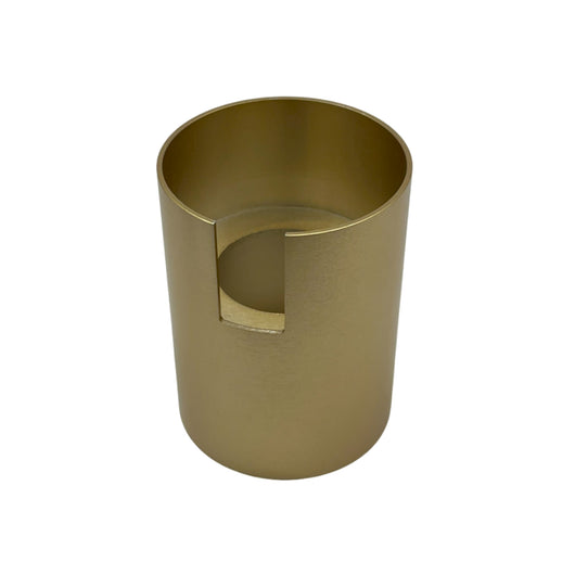 Cover Cilindro Per Faretto Snodo Metallo Oro Spazzolato