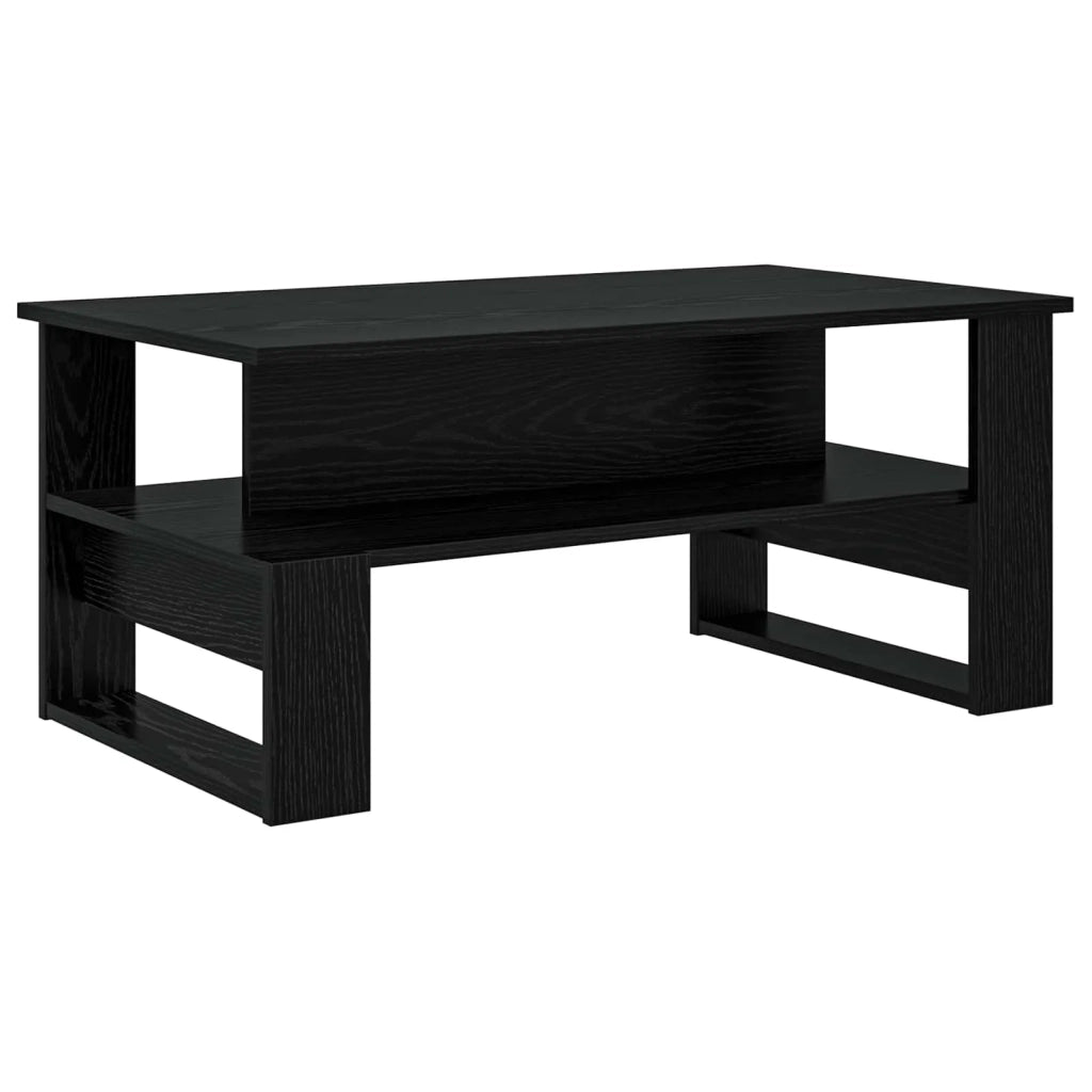 Tavolino da salotto Rovere Nero 90 x 50 x 40 cm