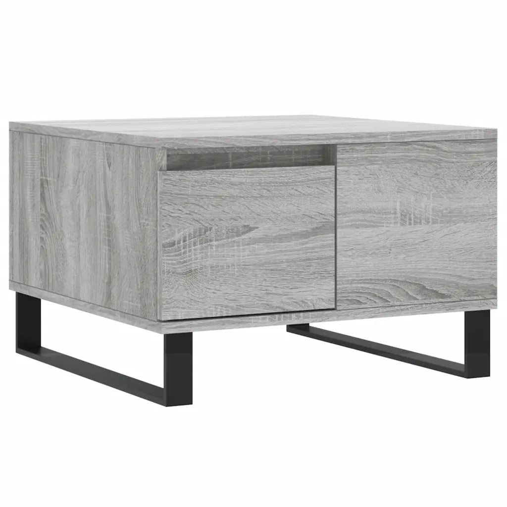 Tavolino Salotto Grigio Sonoma 55x55x36,5 cm Legno Multistratocod mxl 128857
